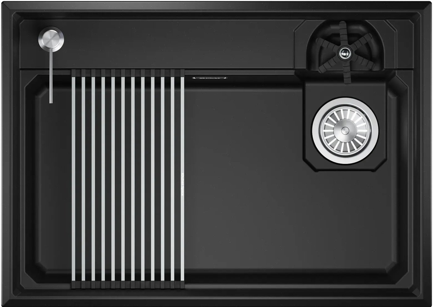 Кухонная мойка Granula KS-7308R (шварц)
