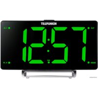 Настольные часы TELEFUNKEN TF-1711U (черный/зеленый)