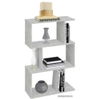 Стеллаж Polini Kids Home Smart Фигурный 3 секции 0002271.75 (бетон)