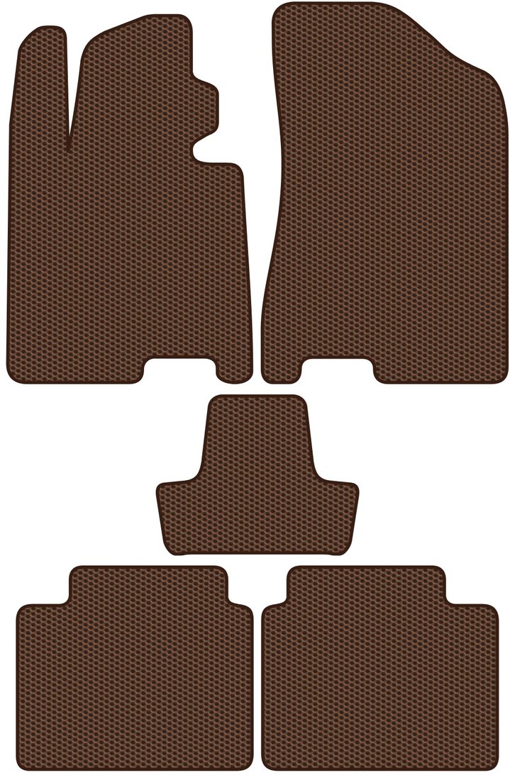 

Комплект ковриков для авто Alicosta Kia K5 III (седан / DL) 2022 - Н.В. (коричневый, сота)