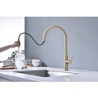 Смеситель Paulmark Senso Se215180-SBG (золото/светлое брашированное золото)