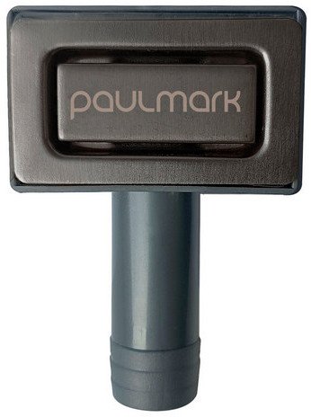 Слив-перелив Paulmark PM22-GM (черный/вороненая сталь)