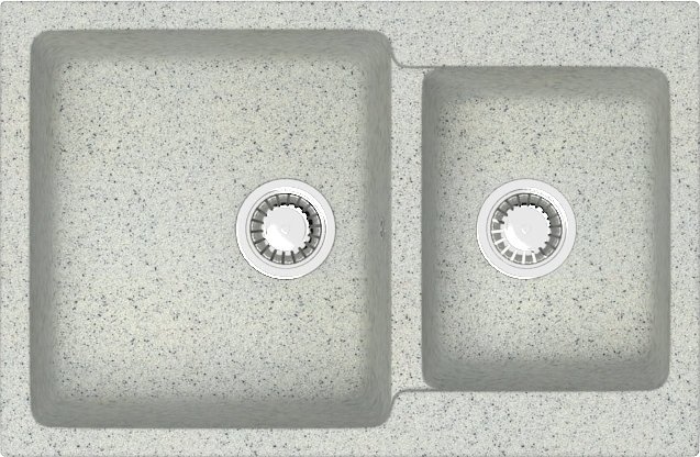 

Кухонная мойка MARRBAXX Карельский камень модель 191/Q10 F191Q010 (серый/светло-серый)