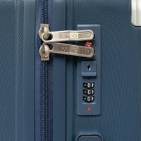 Чемодан-спиннер VALIGETTI 344-8022/2-24NAV (темно-синий)