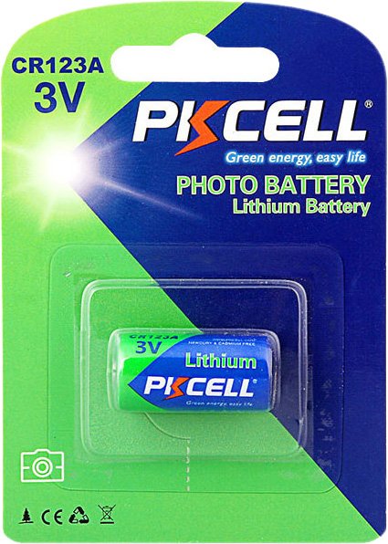 

Батарейка PKCELL CR123A-1B (1 шт)