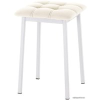 Табурет AMC Comfort 7.5.3 (ткань, бежевый/серебристый)