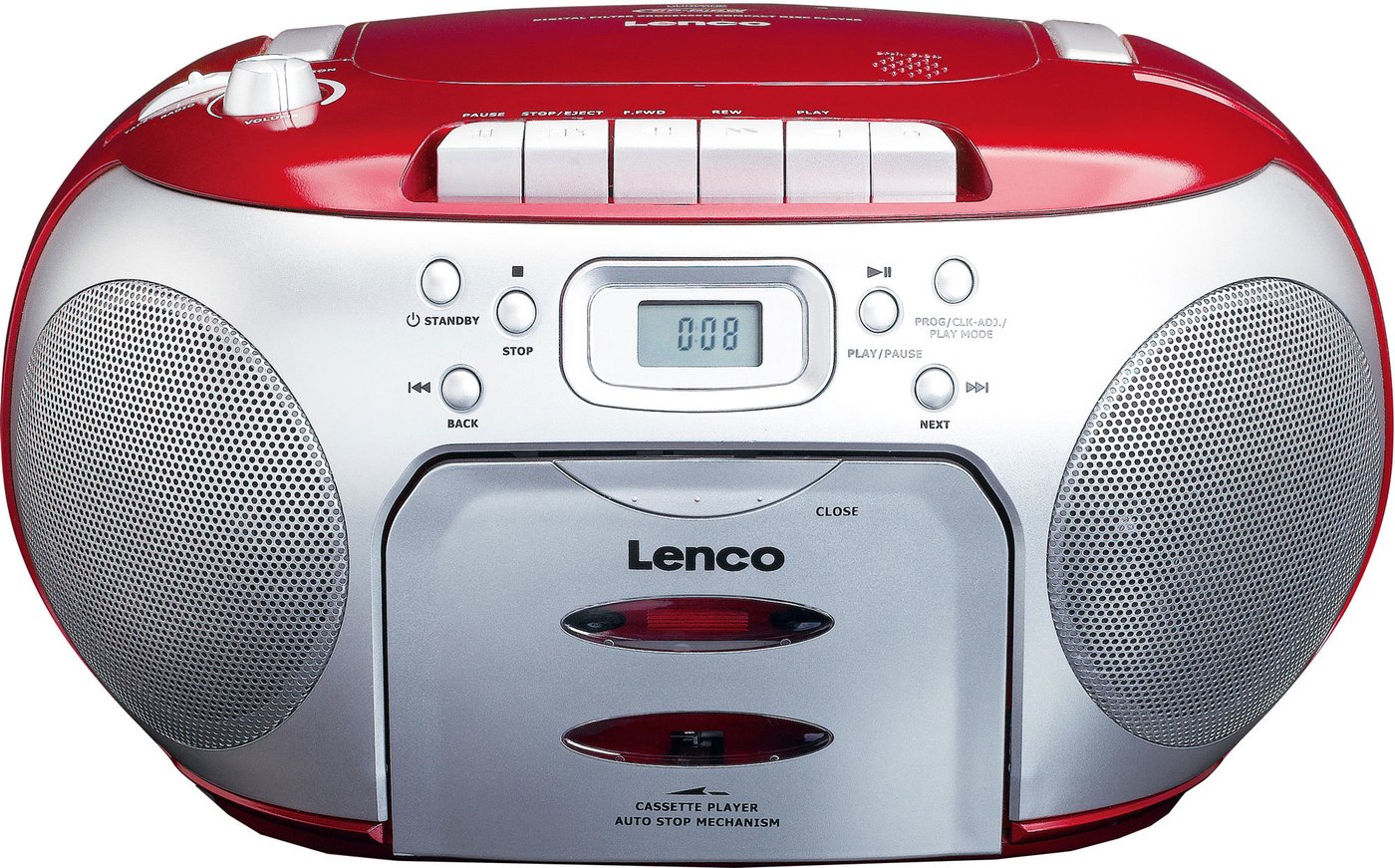

Магнитола Lenco SCD-420RD (красный)