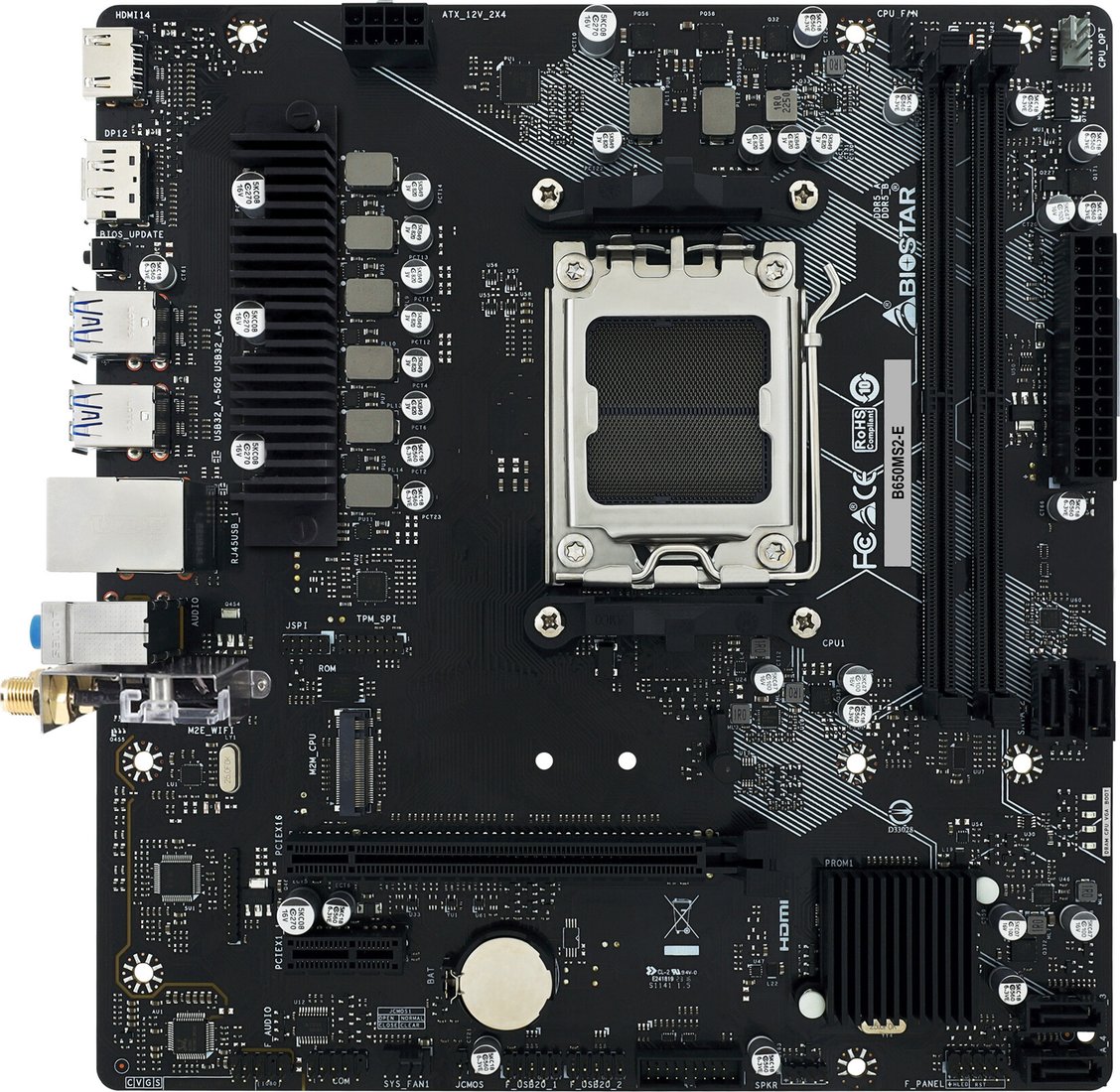 

Материнская плата BIOSTAR B650MS2-E Ver. 6.0