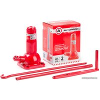 Бутылочный домкрат Autoprofi DVB-20 Hi 2т