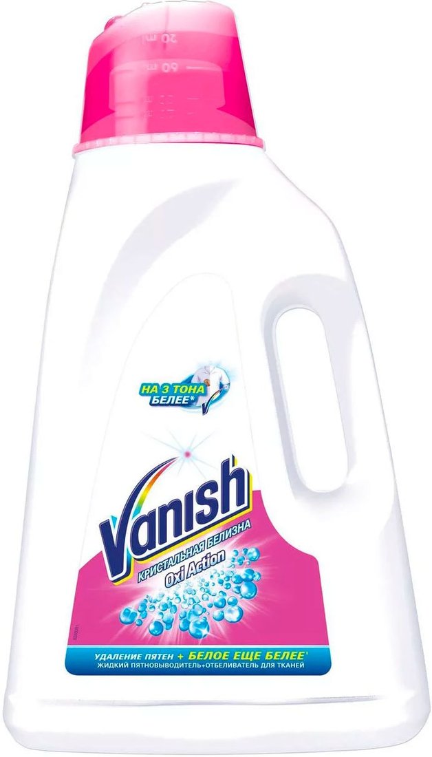 

Пятновыводитель Vanish Oxi Action Кристальная белизна 2 л