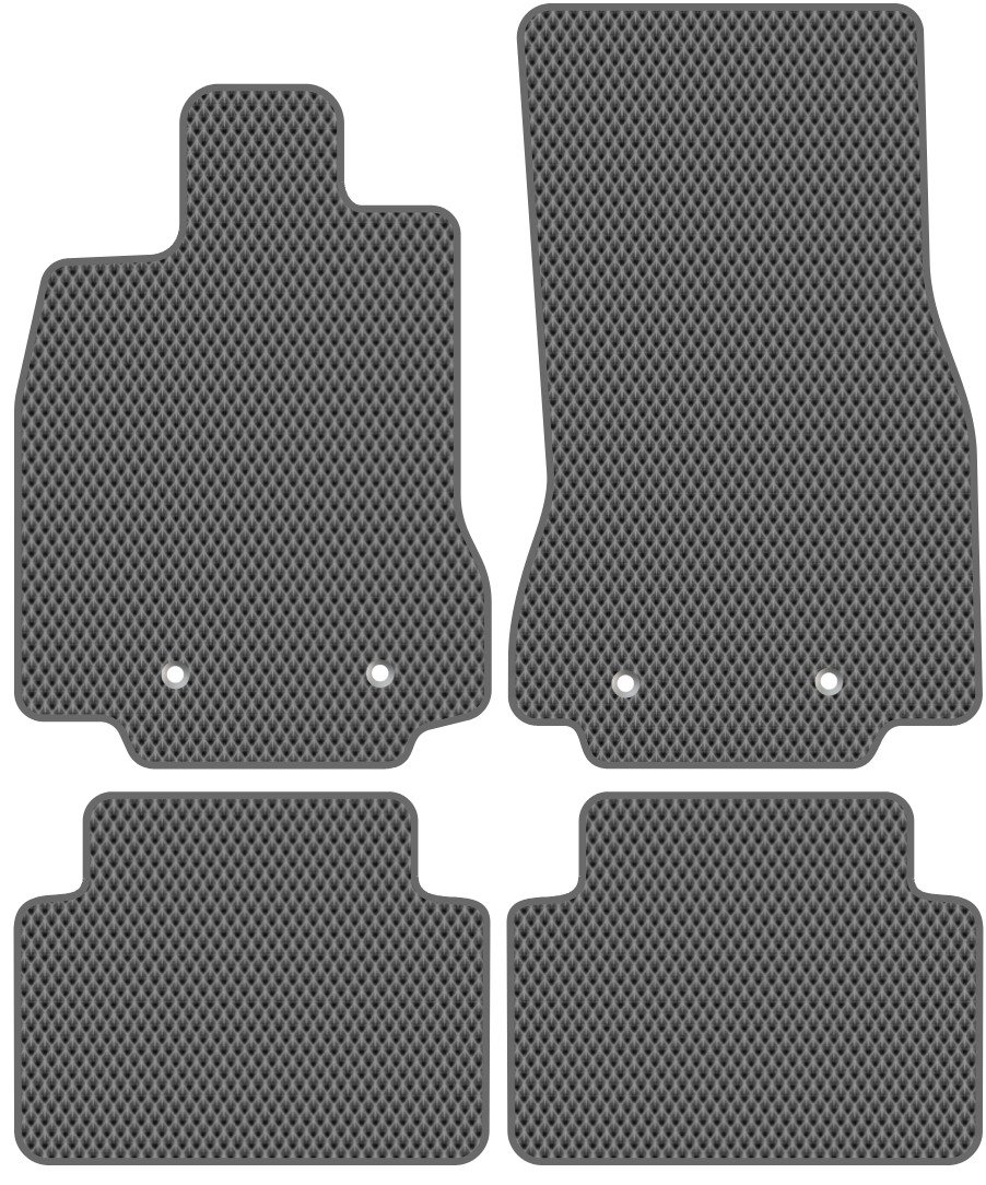 

Комплект ковриков для авто Alicosta Jaguar XF I (седан / Х250, X250) 2007 - 2016 (серый, ромб)