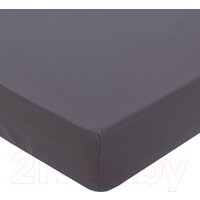 Простыня АртПостель Графит на резинке 981 (90x200)