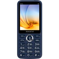 Кнопочный телефон Maxvi K15n 4G (синий)