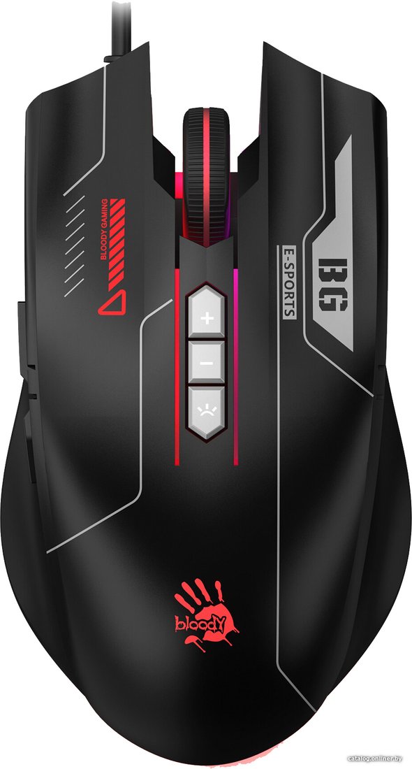 Игровая мышь A4Tech Bloody ES7 (черный/серебристый)