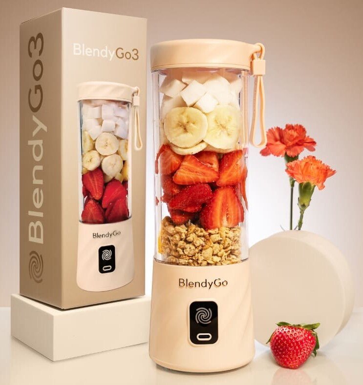 Портативный блендер BlendyGo BlendPro 3 (бежевый)