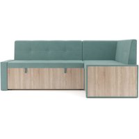 Угловой диван Мебель-АРС Таллин 191x83x121 (голубой Luna 089)