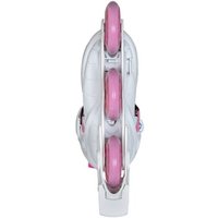 Роликовые коньки Powerslide Phuzion Universe 3 колеса (р. 37-40, белый/розовый)
