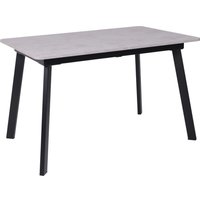 Кухонный стол Lepremo AV 1209/1 МДФ раздвижной 1200-1600x800 (Ароза светлая/черный)