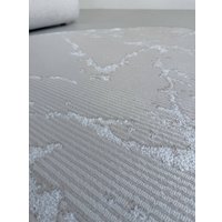 Ковер для жилой комнаты LAXMI Comfort Plus 244 круг (2.4x2.4, Cream/Cream)