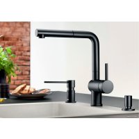 Смеситель Blanco Linus-S (черный матовый)