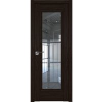 Межкомнатная дверь ProfilDoors 2.35XN L 50x200 (дарк браун, стекло прозрачное)