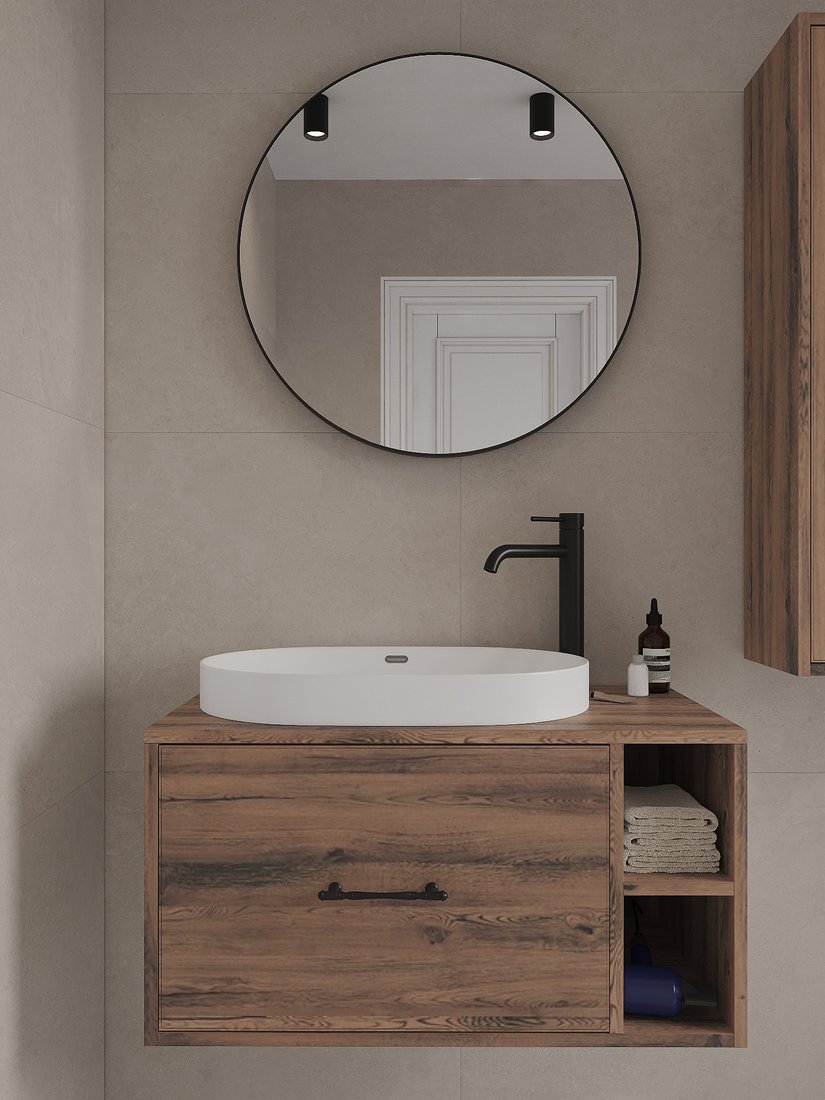 

ЗОВ Тумба под умывальник Дион-Анталья 80 A80LOW1BC (дуб веллингтон)