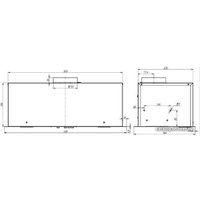 Кухонная вытяжка Elikor Cube 60П-650 229363 (черный)