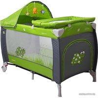 Манеж-кровать Coto baby Samba Lux (голубой)