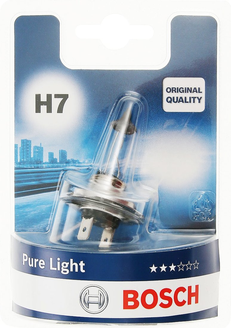 

Галогенная лампа Bosch H7 Pure Light Blister 1шт