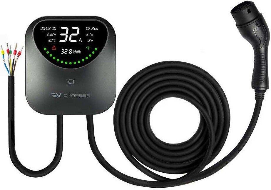 Зарядная станция Laimao Type 2 6-32A 7кВт с Wi-Fi