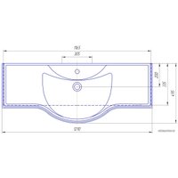 Умывальник Kirovit Классик 1200