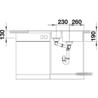 Кухонная мойка Blanco Metra 6 S-F 525929 (черный)
