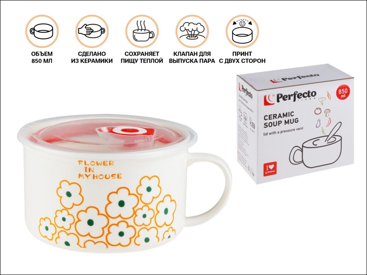 Кружка Perfecto Linea Florals-2 17-902167