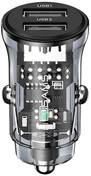 

Автомобильное зарядное Usams US-CC162 (черный)