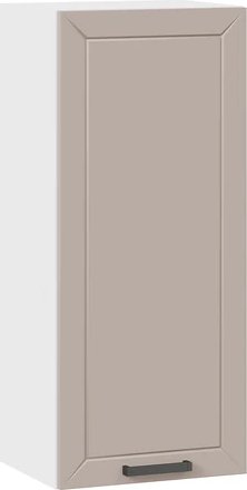 

Шкаф навесной Трия Лорас 1ВВ4 с одной дверью (белый/холст латте)