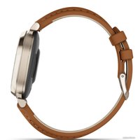 Умные часы Garmin Lily 2 Classic (кремовое золото/коричневый)
