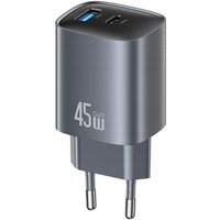 Сетевое зарядное Usams CC290 T66 45W GaN (черный)