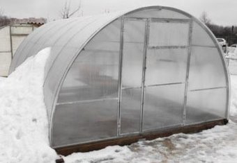 Сибирские теплицы АгроСила 40x20/0.67, 10 м (ширина 4 м)
