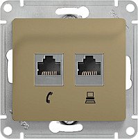 Розетка компьютерная Systeme Electric Glossa GSL000485