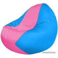 Кресло-мешок Flagman Classic К2.1-250 (голубый/розовый)