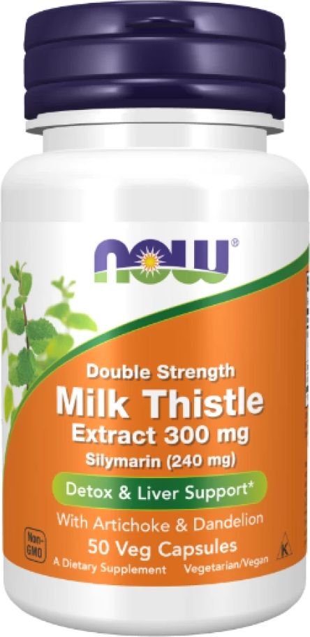 

Витамины, минералы Now Foods Экстракт Расторопши (силимарин)/Milk Thistle 300 мг (50 капсул)