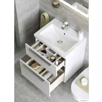  Alavann Тумба Vanda Lux 60 с умывальником Como 60 1652 (белый)