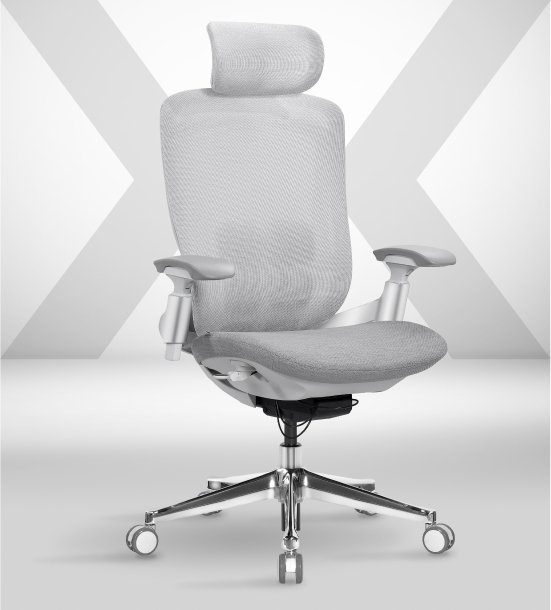 

Офисное кресло SPARX Goat White (серый)