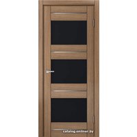 Межкомнатная дверь MDF-Techno Dominika 300 40x200 (орех золотой/лакобель черный)