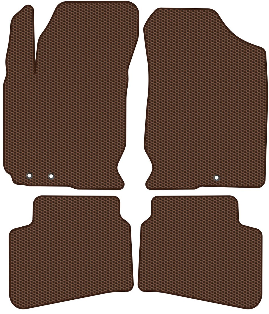 

Комплект ковриков для авто Alicosta Kia Ceed I (универсал, хэтчбек 5 дв / ED) 2006 - 2012 (коричневый, сота)