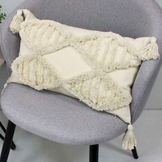 

Чехол на подушку Matex Tufted ALEX-015 (бежевый/бежевый меланж)