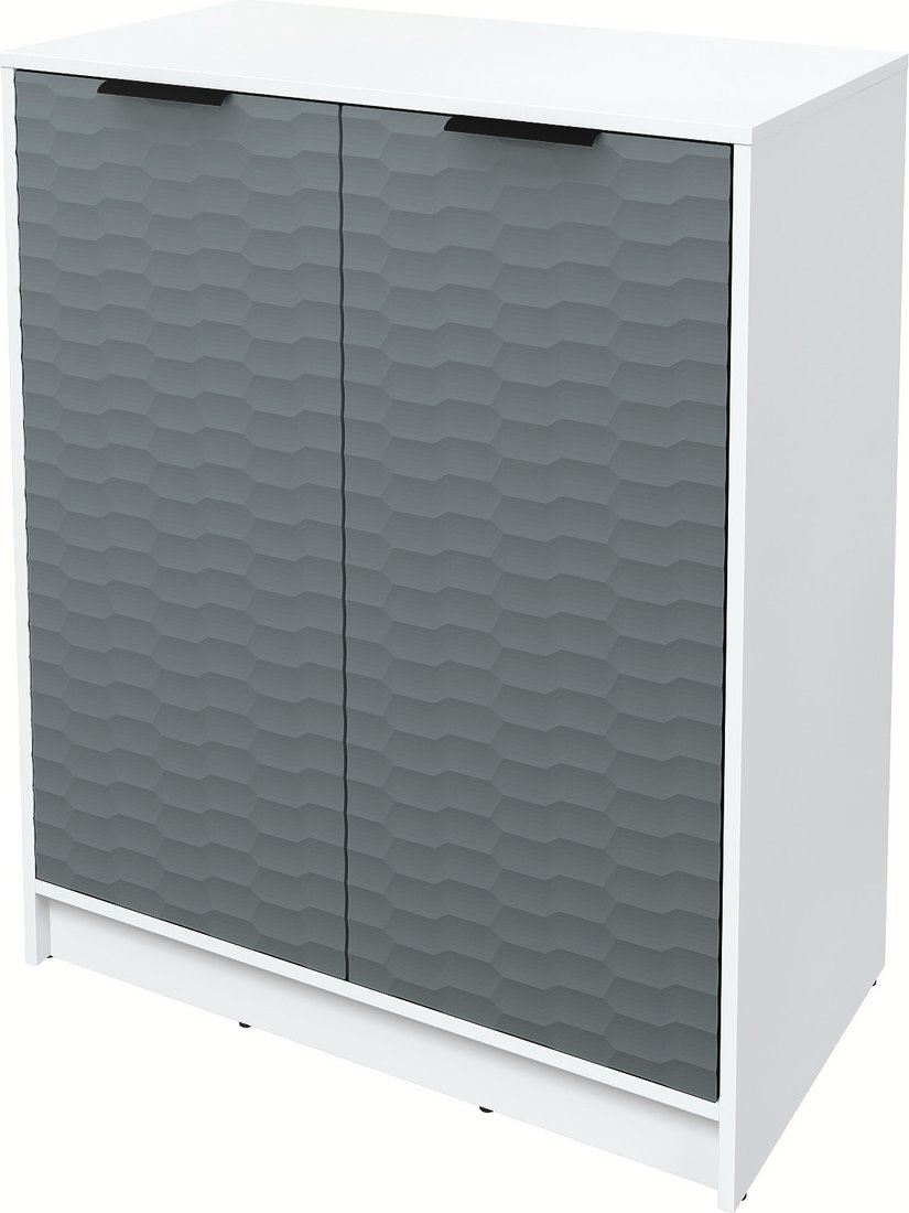 

Тумба Интерлиния Концепт Зодиак КТ-Т84 (белый платинум/серый)