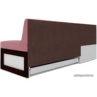 Угловой диван Мебель-АРС Нотис левый 207x82x132 (велюр пудра НВ-178 18)