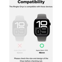 Чехол Ringke Onyx для Apple Watch 11 / 10 46 mm Black