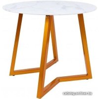 Кухонный стол AksHome Goldie 79603 (мрамор/золотой)